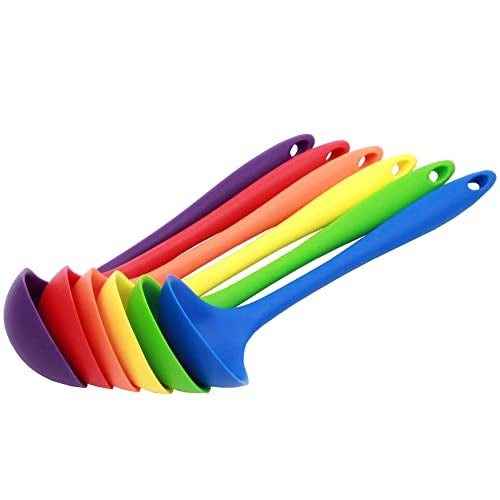 Chef Craft Premium Silicone Cooking Ladle, 11.25 inch, Green - Image 4