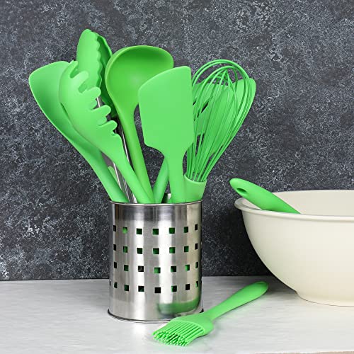 Chef Craft Premium Silicone Cooking Ladle, 11.25 inch, Green - Image 5