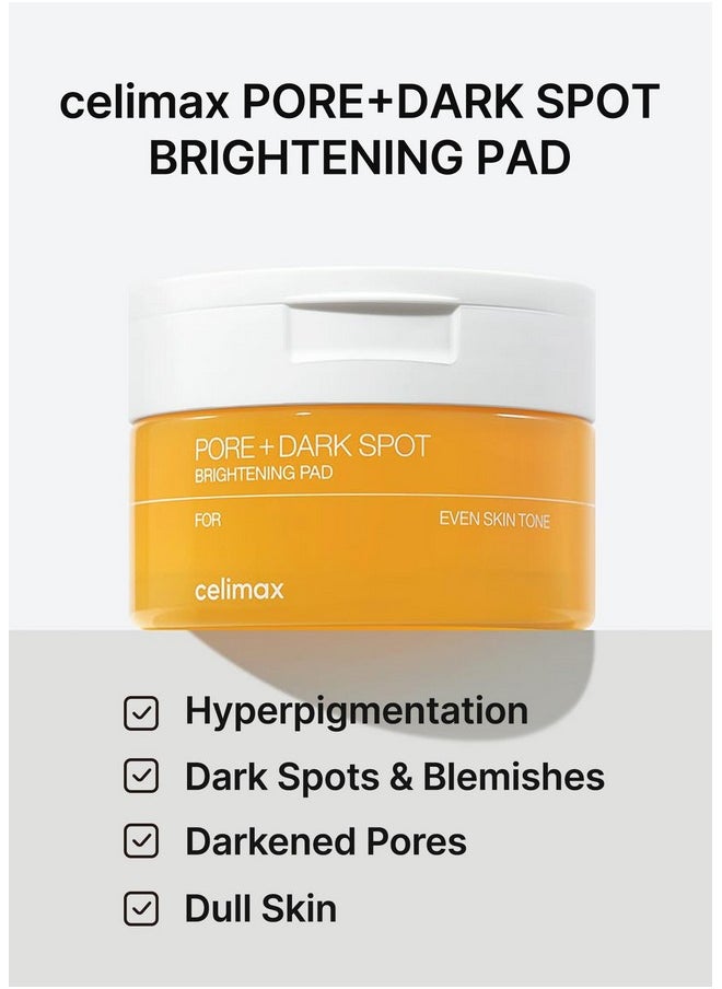 celimax Ji.Woo.Gae Pore+Dark Spot Brightening Pad Exfoliating Peeling Pads For Enlarged Pores With Hyaluronic Acid Pore Minimizer Nonirritating Hydrating For Sensitive Skin (40 Pads)  - Image 2