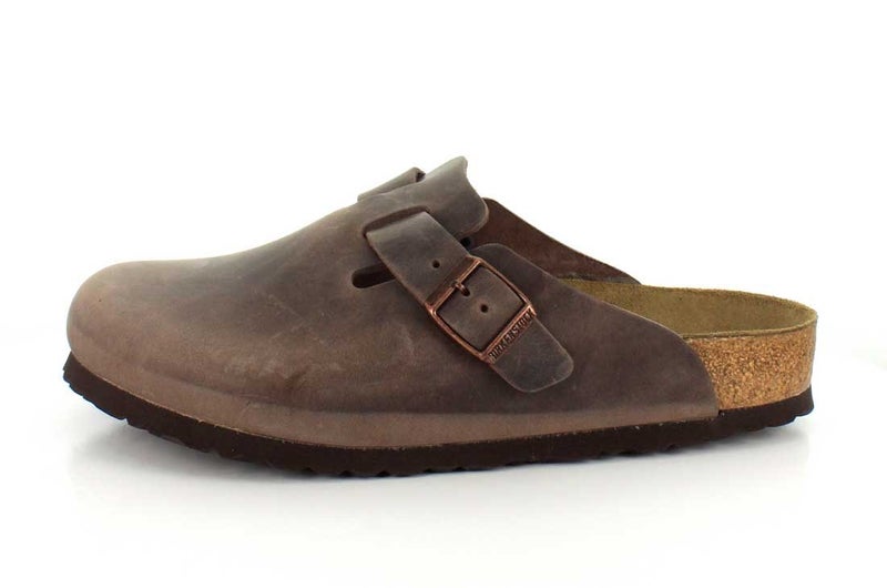 BIRKENSTOCK بيركنستوك يونيكس بوسطن بيد ناعم، جلد هابانا المدهن، 38 N EU - Image 2