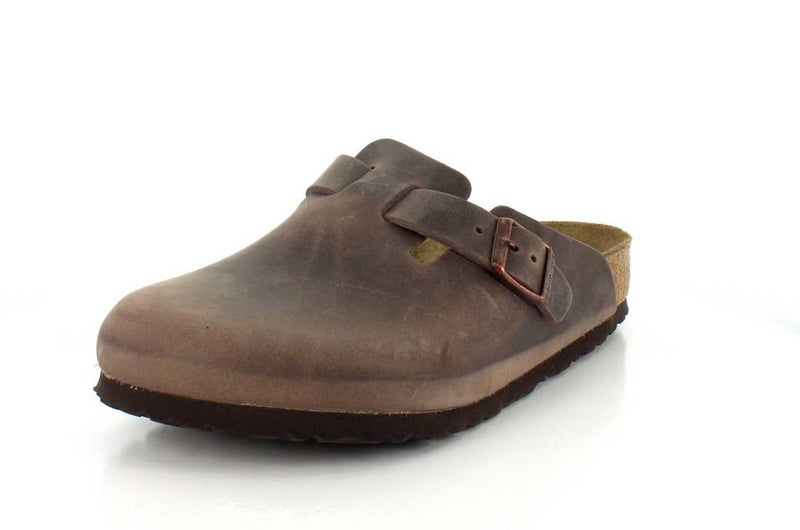 BIRKENSTOCK بيركنستوك يونيكس بوسطن بيد ناعم، جلد هابانا المدهن، 38 N EU - Image 1