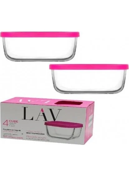 LAV a Cube Storage Container Lv CUB225 270 cc Pk:4 Pieces