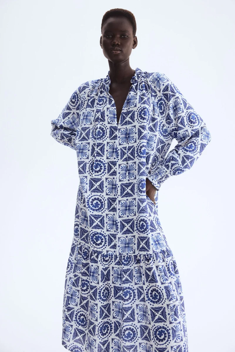 H&M Frill-collar dress