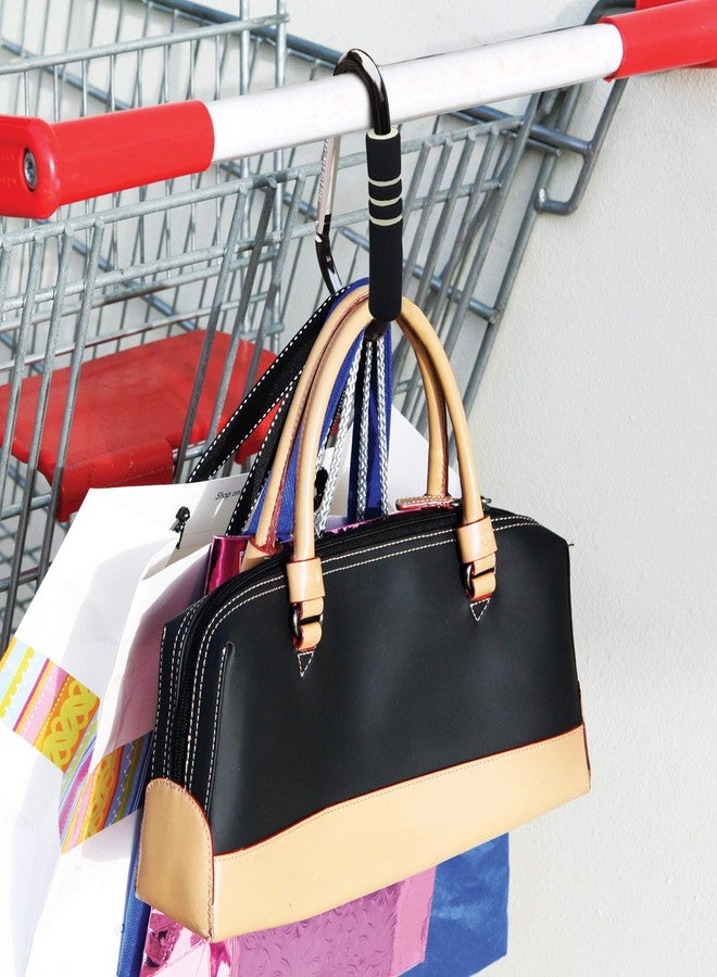 Little Chicks Jumbo Stroller Buggy Organizer Hooks Clip - Purse and Diaper Bag Hanger for Stroller - Suitable for Most Strollers, Wheelchairs, and Shopping Carts - 1 Pack - Image 4