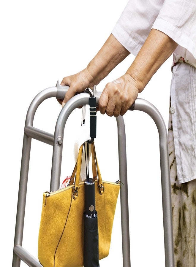 Little Chicks Jumbo Stroller Buggy Organizer Hooks Clip - Purse and Diaper Bag Hanger for Stroller - Suitable for Most Strollers, Wheelchairs, and Shopping Carts - 1 Pack - Image 5