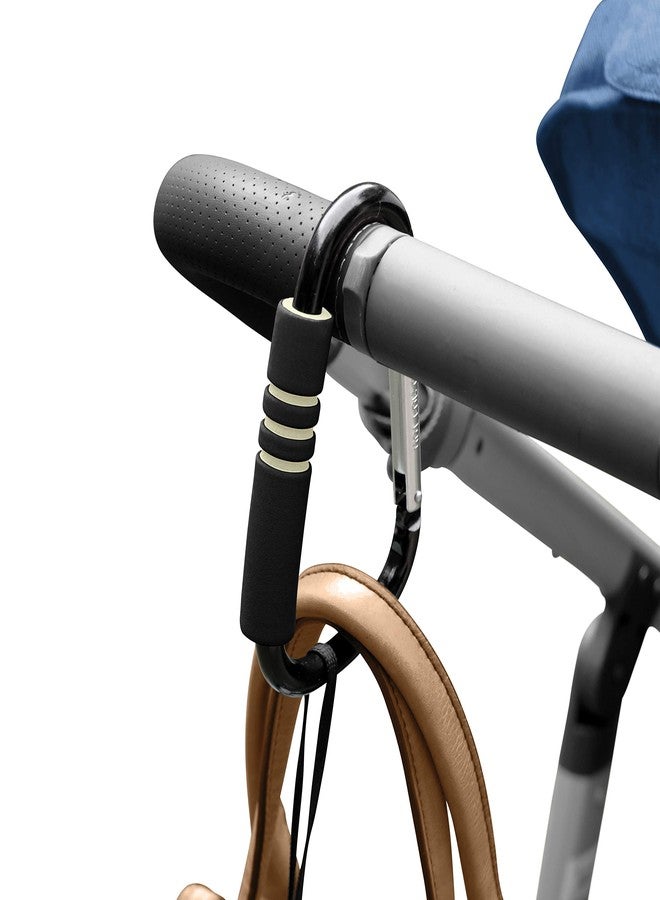 Little Chicks Jumbo Stroller Buggy Organizer Hooks Clip - Purse and Diaper Bag Hanger for Stroller - Suitable for Most Strollers, Wheelchairs, and Shopping Carts - 1 Pack - Image 3