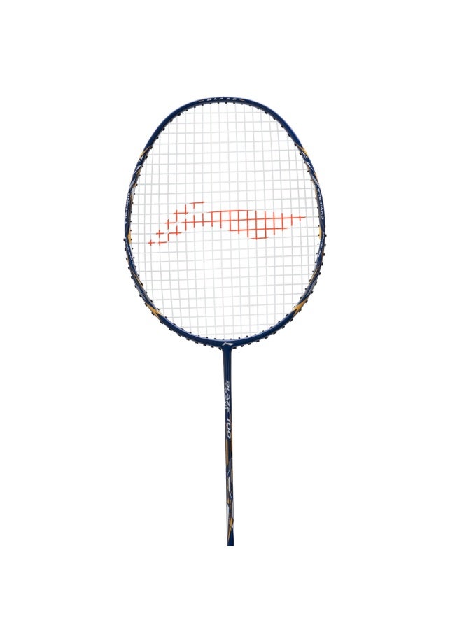 Li-Ning Badminton Racket - Blaze 100 - 84g (Navy/White/Gold) - Unstrung - Image 2