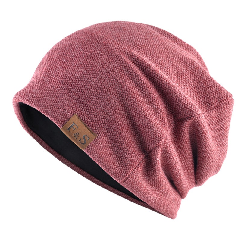 Slouchy Knit Beanie: High-Quality Polyester, Stretchy Warm Breathable Fabric - Lightweight Foldable Unisex Hat for Winter Outdoor Activities Daily Wear Gifting - Image 2