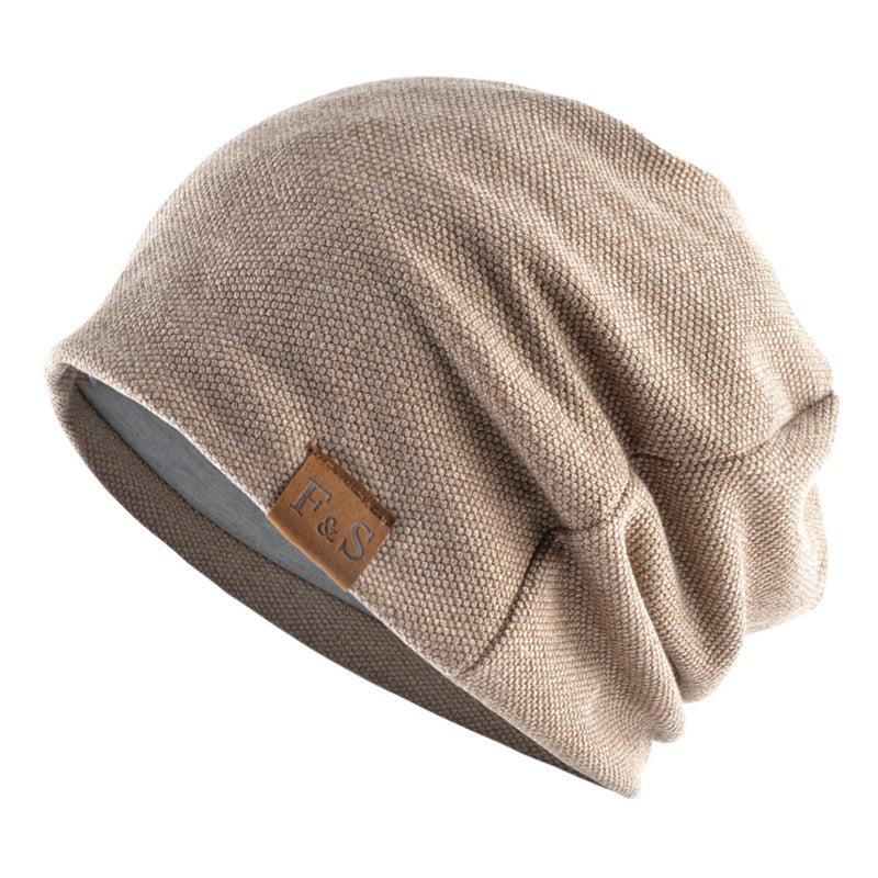 Slouchy Knit Beanie: High-Quality Polyester, Stretchy Warm Breathable Fabric - Lightweight Foldable Unisex Hat for Winter Outdoor Activities Daily Wear Gifting - Image 3
