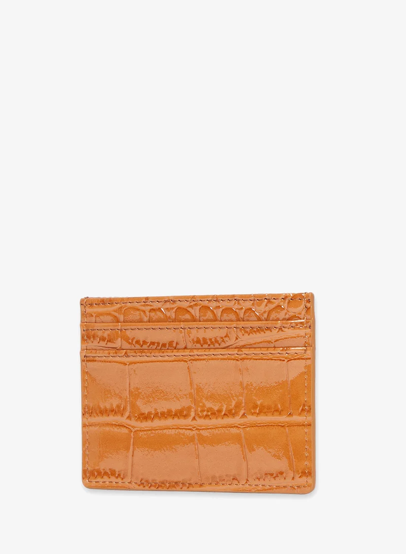 تيد بيكر Croc Effect Card Holder