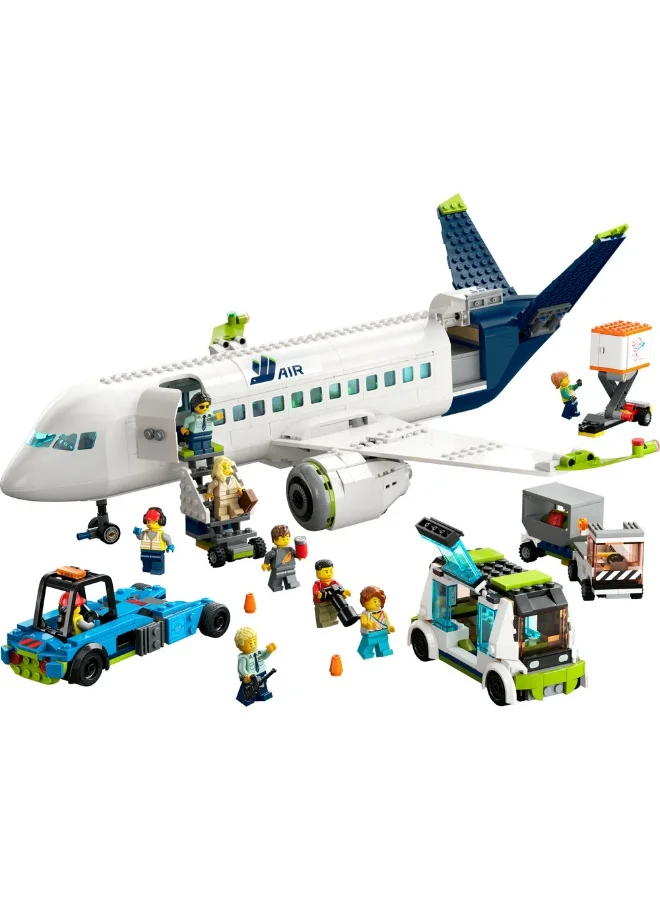 LEGO City Passenger Aeroplane 60367 Building Toy Set (913) Pieces