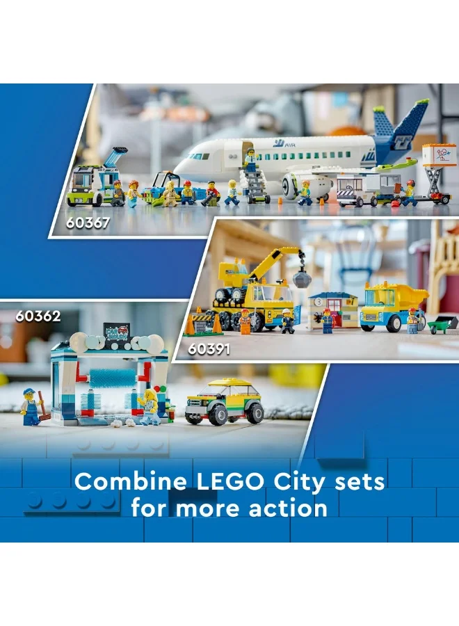 LEGO City Passenger Aeroplane 60367 Building Toy Set (913) Pieces