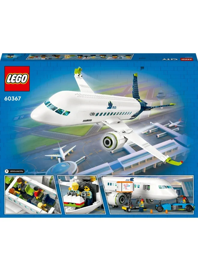 LEGO City Passenger Aeroplane 60367 Building Toy Set (913) Pieces
