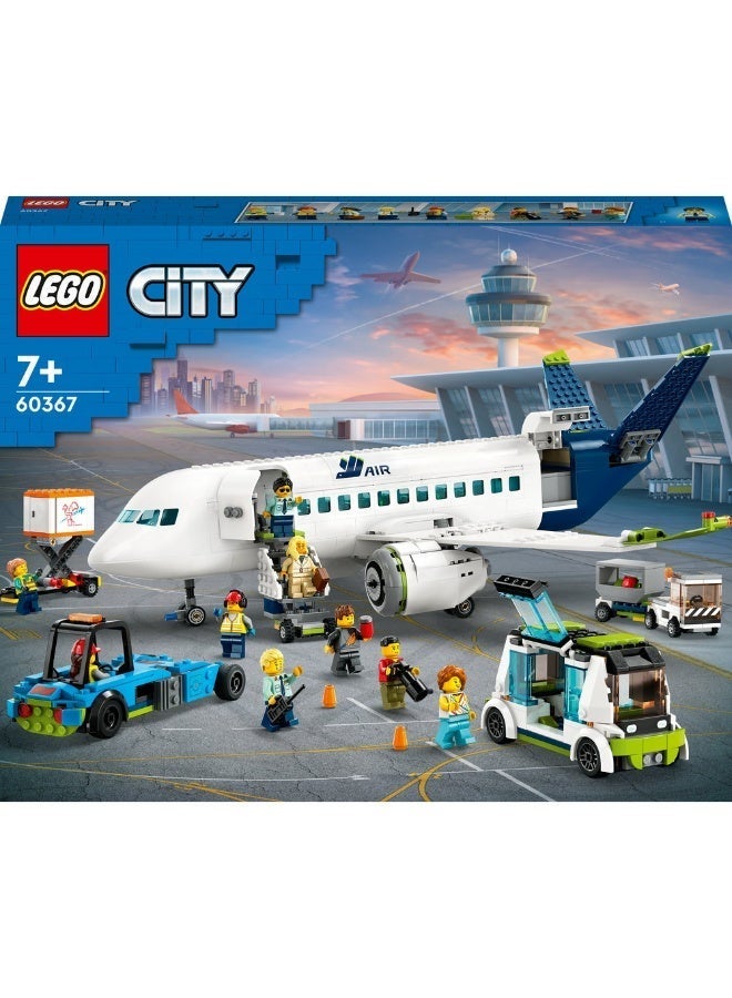 LEGO City Passenger Aeroplane Toy & 4 Airport Vehicles 60367 (Age 7+, 913 Pieces) - Image 2