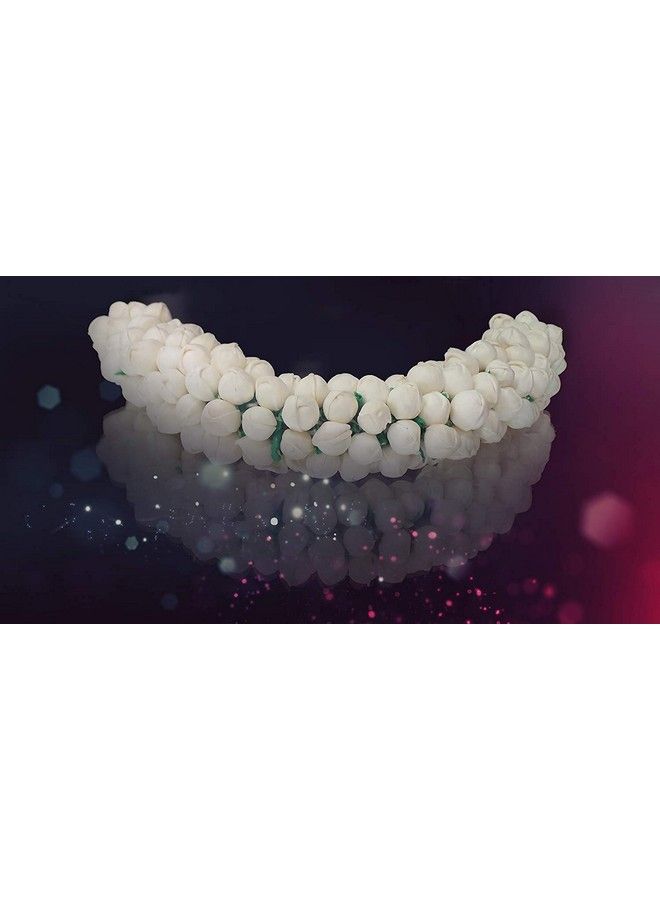 Foreign Holics Artifical White Mogra Flower For Juda Bun Maker Hair Accessories For Women (Pack Of 1) - Image 5