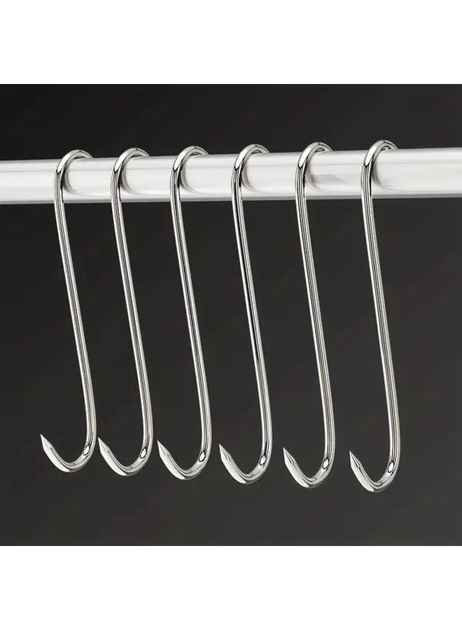 20pcs Heavy Duty Stainless Steel S Hooks Double Ended Rust Resistant Wall Mounted Hooks - Image 1