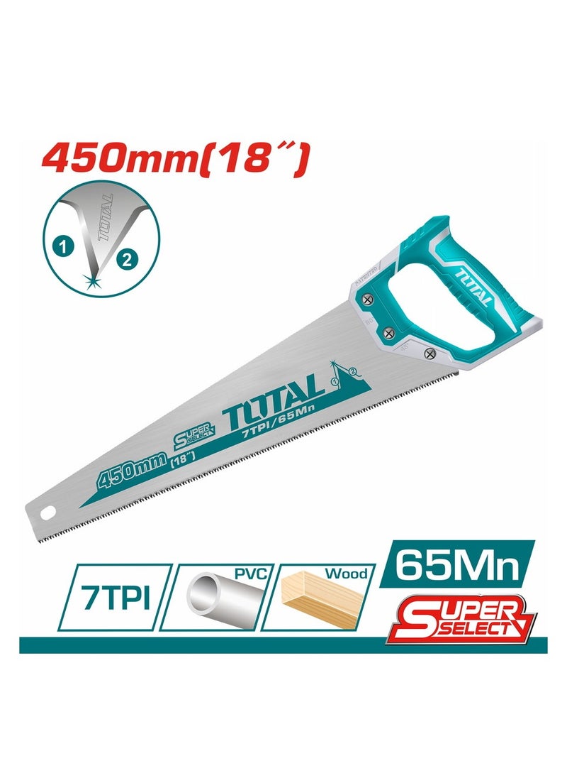 TOTAL TOTAL Hand saw 18 Inch 450mm THT55450  - Image 2