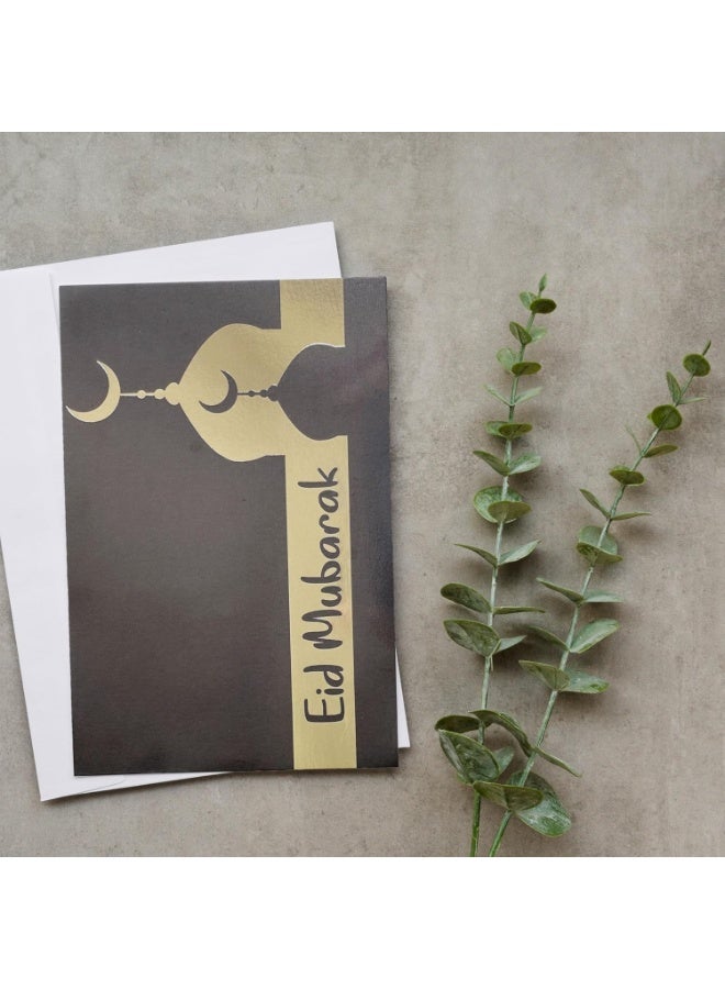 Eid Mubarak Greeting Cards (20 Pcs, 4 Designs) with White Envelopes – Islamic Festive Cards for Eid Gifts & Celebrations - Image 4