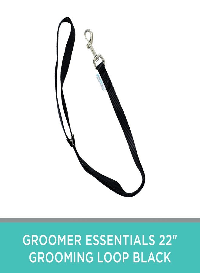 GROOMER ESSENTIALS 22" Grooming Loops - Black - Image 3