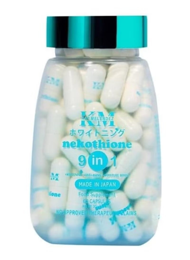 KM Nekothione 9 in 1 Whitening 500mg/ 60 capsules - Image 1