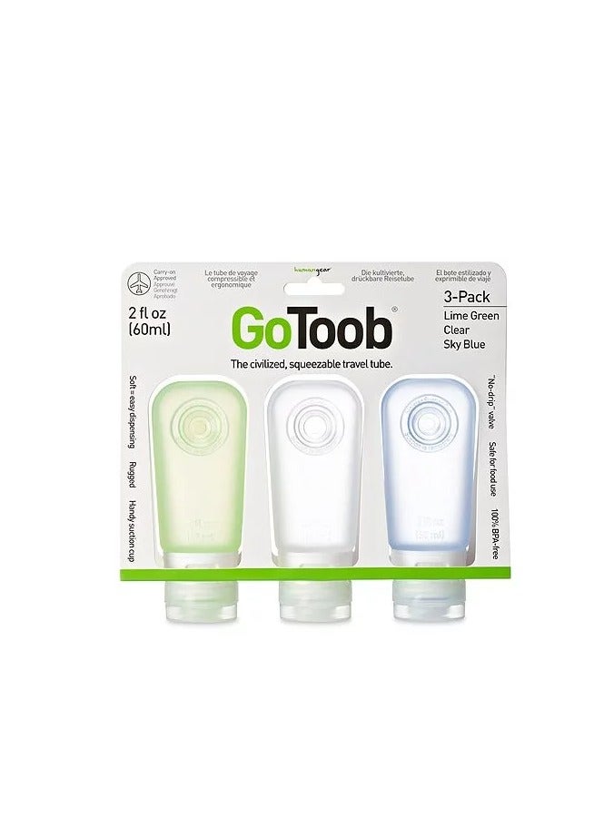 HumanGear GoToob 3 pack CGB 60 Travel tube - Image 1