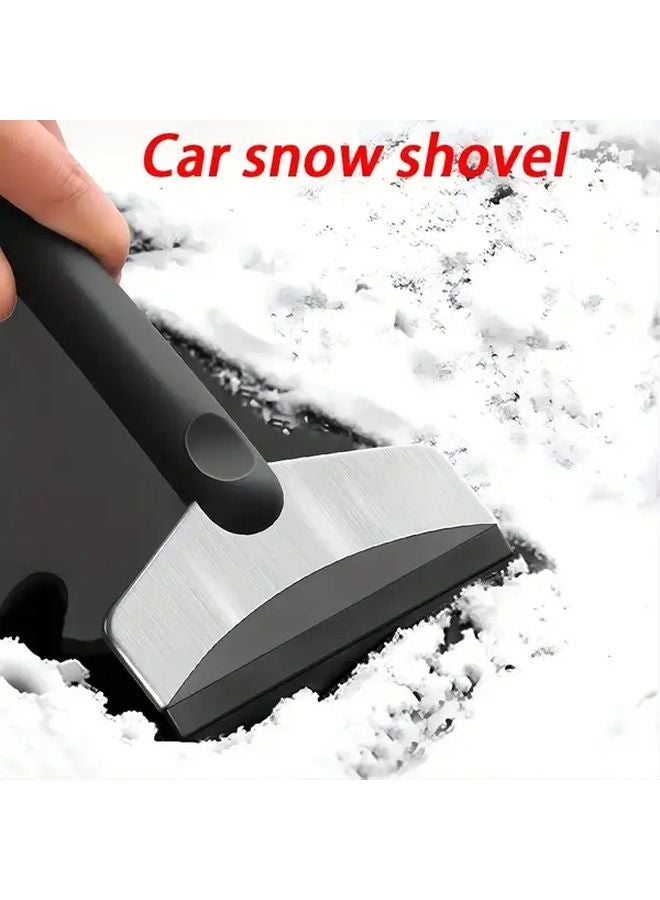 Model 01 Heavy Duty Metal Car Snow Shovel Ice Remover For Vehicle Windows Roof - Image 2