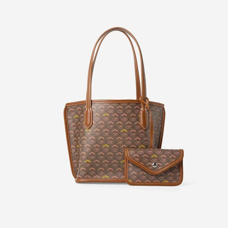 Christyng Fashion Printed Bucket Bag Set, Simple Shoulder Bag, Tote Bag, Versatile Handbag - Image 3