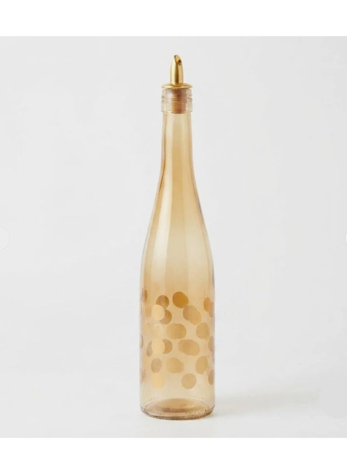 AKDC Sigma Tinted Orange Glass Oil Dispenser - 750ml - Image 1