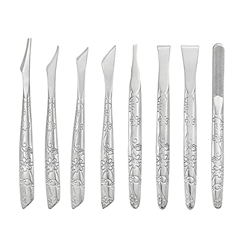 LYFJXX Leather Craft Knife, 1 Set of 8 PCS Leather Cutting Tool Leather Craft Skiving Sharp Handle Knife Leather craft Handwork DIY Tool - Image 2