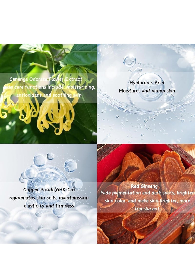 Posealing Blue Copper Peptide Face Cleanser,Blue Peptide Skin Care ,Anti Aging Serum for Face Scincare ,Peptide Moisturiser,Face Skin Care for Women Face Cleanser 100g - Image 3