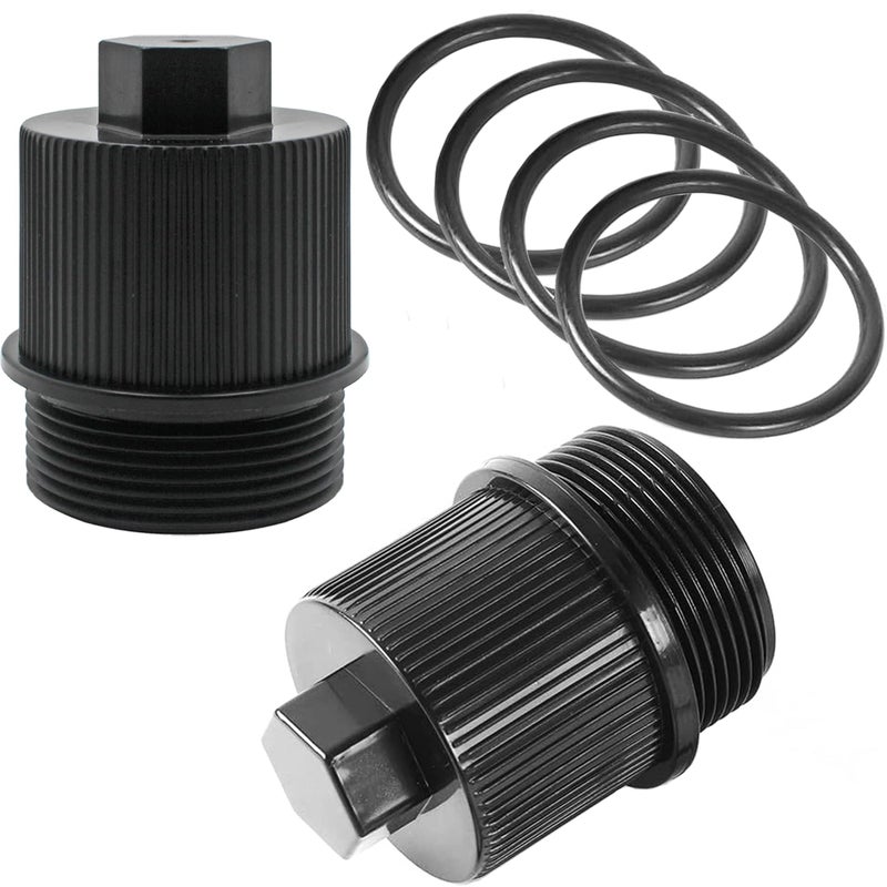 TonGass TonGass (2-Pack Drain Plug Cap Assembly Replaces 190030 Fits for Pool and Spa Filter for Pentair Drain Cap with O-Ring  - Image 2
