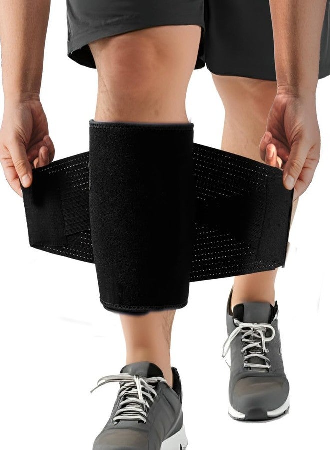 King Mills Plus Size Compression Calf Sleeves Men & Women-xxl/Xxxl Extra Wide Compression Calf Sleeves with Elastic Band for Running, Hiking, Walking, Jogging, and Standing. - Image 1