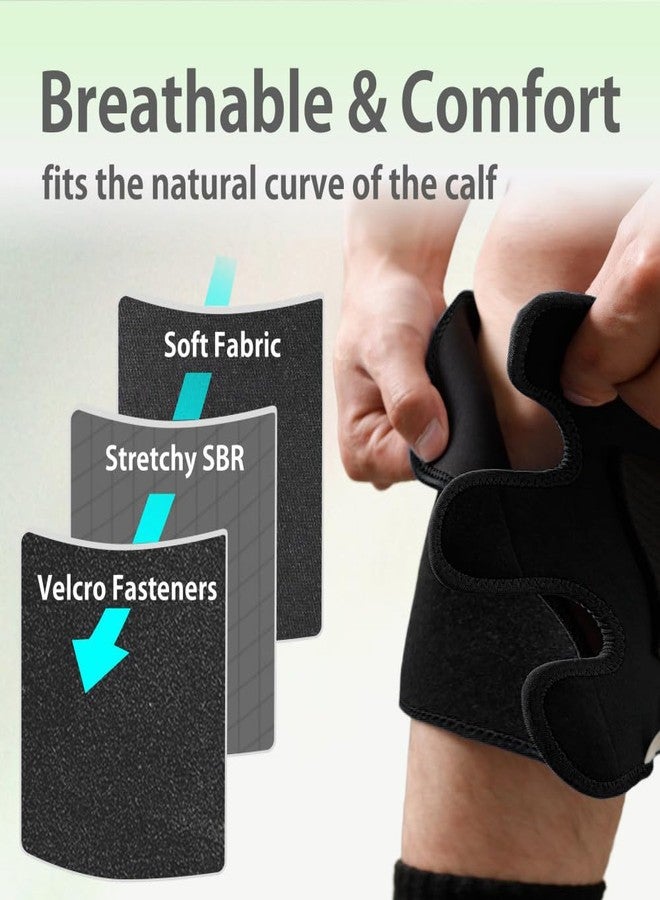 King Mills Plus Size Compression Calf Sleeves Men & Women-xxl/Xxxl Extra Wide Compression Calf Sleeves with Elastic Band for Running, Hiking, Walking, Jogging, and Standing. - Image 4