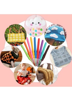 Captaintech Beginners Adults/Kids Complete Crochet Set, Yarn Crochet Instruction Crochet Hook Storage Case Knitting & Crochet Supplies Ideal Crochet Gift, Crocheter Beginner (White)  - Image 4