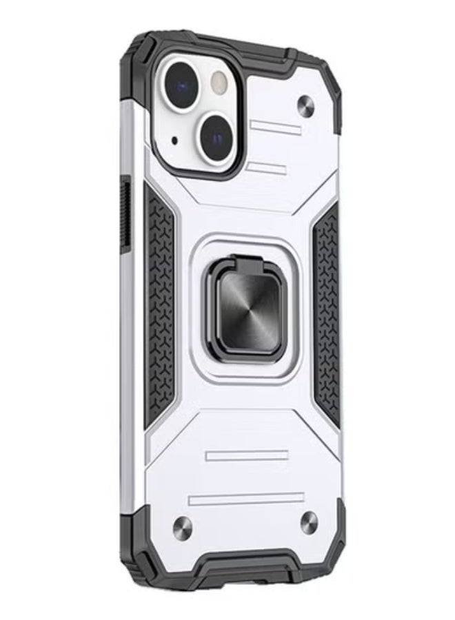 GULFLINK Phone Protect Case with Metal Rotating Ring Magnetic Kickstand For iPhone 13 mini - Image 1