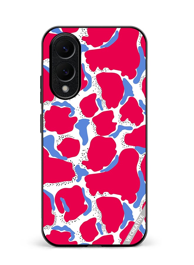 VR CREATIVE Protective Case Cover For Samsung Galaxy S25 Edge Strips Design Multicolour