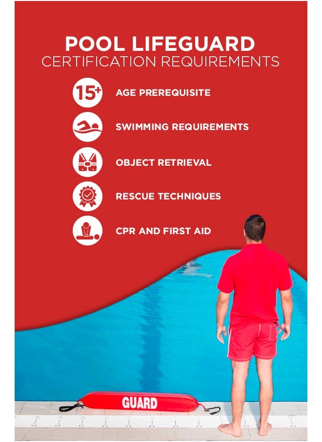 Vitacelli Lifeguard Rescue Tube with Guard Logo | Life Guard Equipment for Pool Safety  - Image 2