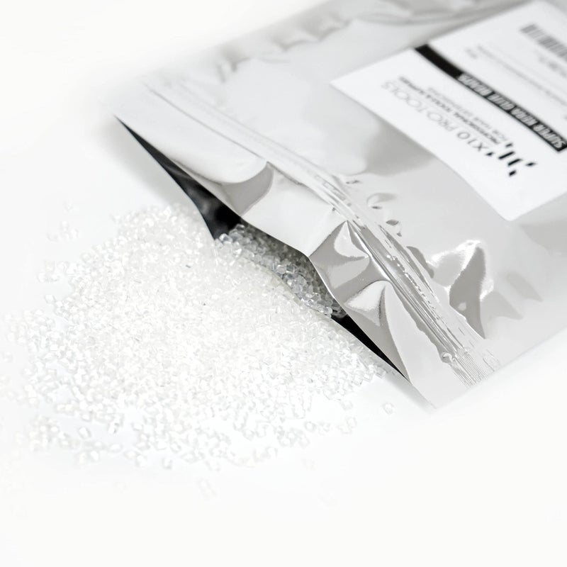 The Hair Shop Super Kera Glue Beads by The Hair Shop - 50g of Clear Transparent Real Keratin Glue Granules/Pellets/Beads for Hot Fusion Hair Extension Tip Bonding/Rebonding - Image 1