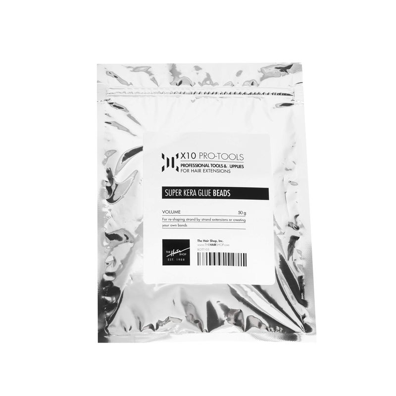 The Hair Shop Super Kera Glue Beads by The Hair Shop - 50g of Clear Transparent Real Keratin Glue Granules/Pellets/Beads for Hot Fusion Hair Extension Tip Bonding/Rebonding - Image 3
