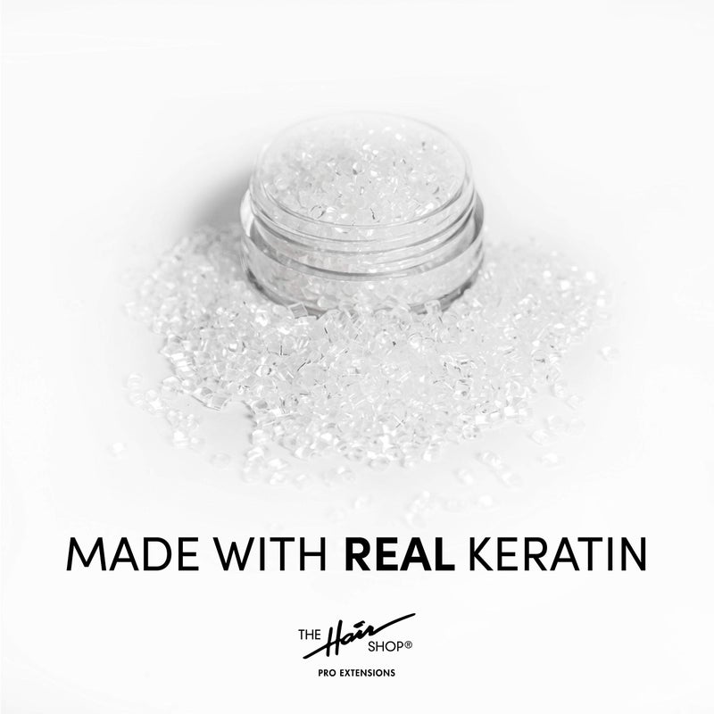 The Hair Shop Super Kera Glue Beads by The Hair Shop - 50g of Clear Transparent Real Keratin Glue Granules/Pellets/Beads for Hot Fusion Hair Extension Tip Bonding/Rebonding - Image 2