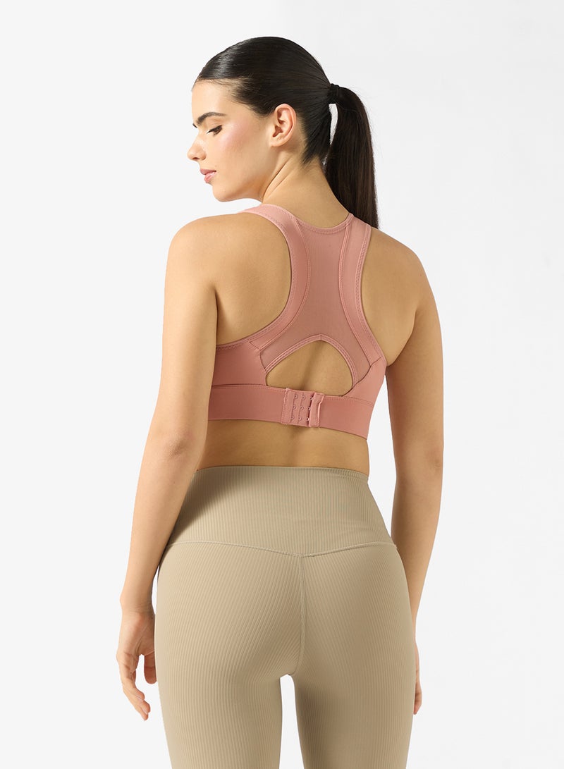FRWD Mesh Detail Sports Bra with Back Clasp - Image 2