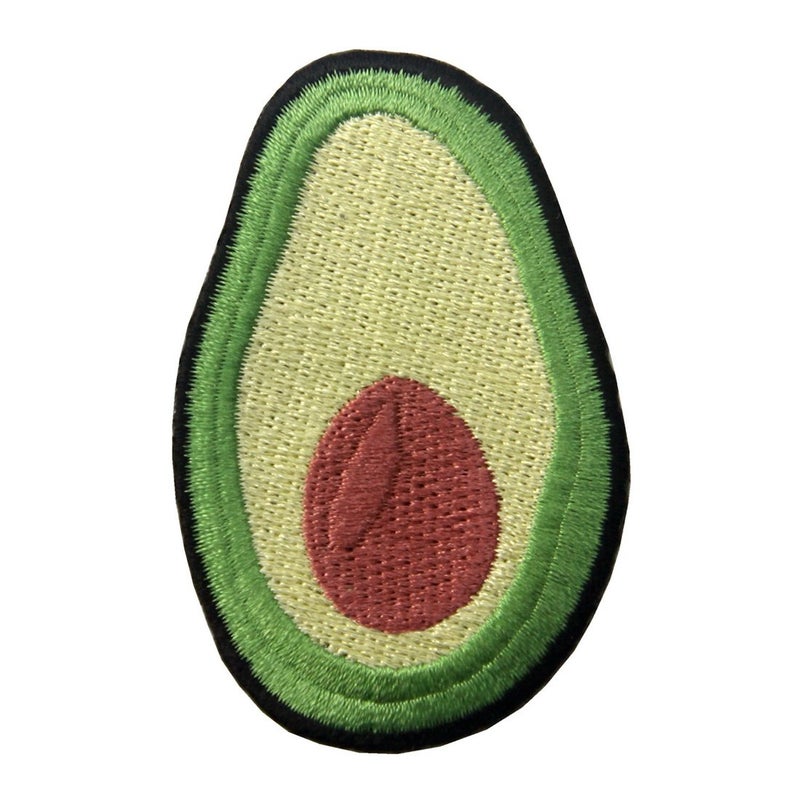 ZEGINs Avocado Cute Fruit Embroidered Applique Iron On Sew On Patch - Image 5