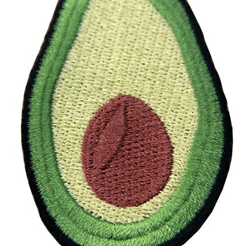 ZEGINs Avocado Cute Fruit Embroidered Applique Iron On Sew On Patch - Image 2