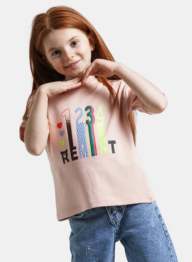 ريمينت تيشرت للبنات برسمة ريمنت كشميري  - Image 1