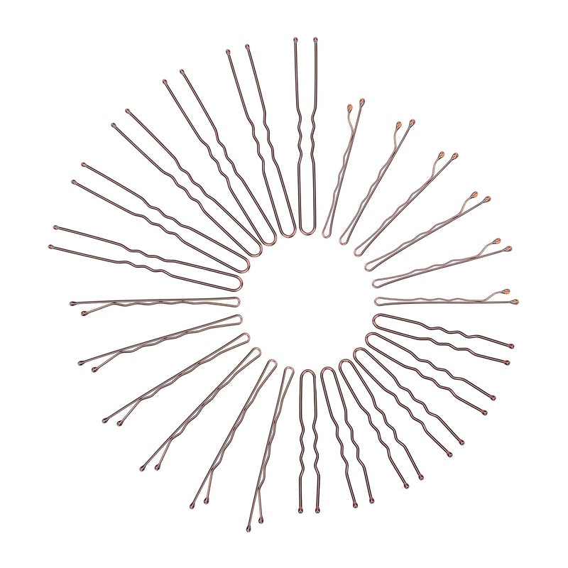 Jelara 250 Pcs Hair Pins Bobby Pins Brown Hair with Storage Box, Wavy Bobby Pins 2inch 2.4inch, U Shaped Hair Pins 2inch 2.8inch, Suitable for All Hair Types, Hair Clips Hair Pin for Women and Girls - Image 4