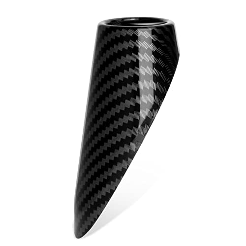 HTRACING Antenna Mount Base Cover AM FM Replacement Compatible with 2011 2012 2013 2014 2015 2016 2017 2018 Dodge RAM 1500 2500 3500 Accessories Black Carbon Fiber Color - Image 1