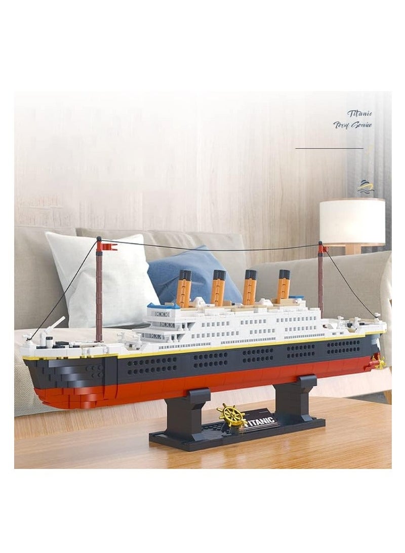 Technic Titanic Model Building Block Set - 1288Pcs Cruise Ship Replica Kit - Detailed and Historical Titanic Boat Model for Display - Image 3