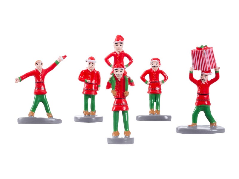 Lionel Warner Brothers The Polar Express Five Piece Miniature Elves Figure Pack Model Train Accessory 683185 - Image 2