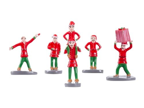 Lionel Warner Brothers The Polar Express Five Piece Miniature Elves Figure Pack Model Train Accessory 683185 - Image 1
