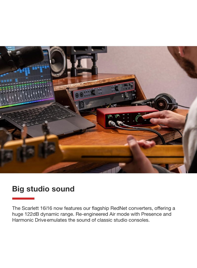 فوكوسرايت واجهة صوت فوكسرايت سكارليت 16i16 الجيل الرابع عبر USB - Image 3